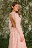 Vestido Midi Hilary Rosa Palm Beach Fabulous Agilita
