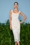 Vestido Midi Isabelle Off White Fabulous Agilita