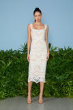 Vestido Midi Isabelle Off White Fabulous Agilita