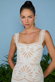 Vestido Midi Isabelle Off White Fabulous Agilita
