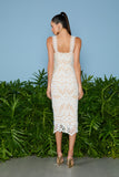 Vestido Midi Isabelle Off White Fabulous Agilita