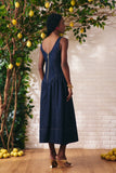 Vestido Midi Jeans Escuro Litt