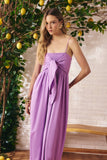 Vestido Midi Lastex Laço Purpura Litt