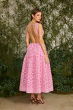 Vestido Midi Lucinda Rosa Bubble Fabulous Agilita