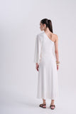 Vestido Midi Manga Ampla Ombro Só Alphorria
