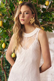 Vestido Midi Renda Verona Off White Litt