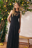 Vestido Midi Renda Verona Preto Litt