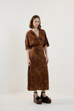 Vestido Midi Transpasse Siena Lucidez