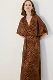 Vestido Midi Transpasse Siena Lucidez