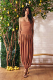 Vestido Midi Tule Moulage Rosewood Litt