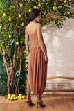 Vestido Midi Tule Moulage Rosewood Litt