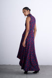 Vestido Midi com Faixa Estampa Statement Alphorria