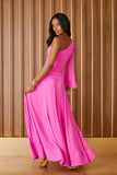Vestido Longo Lauren Pink Fabulous Agilita